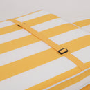 2PCS Set Outdoor Lounge Chair Cushion Replacement - Yellow/White
