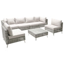 K&K 7-Piece Wicker Patio Furniture Set by HouseOfZazla