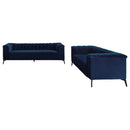 Darci - Tuxedo Arm Living Room Set by HouseOfZazla