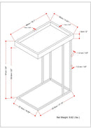 Gallagher - Handcrafted C Side Table by Unique Piece Furniture