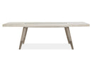 Lenox - Rectangular Dining Table - Warm Silver