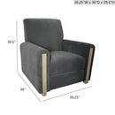 Recliner Chair - Gray by Unique Piece Furniture