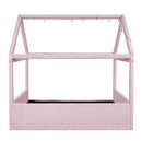 Upholstered House Style Daybed With LED Light Strips