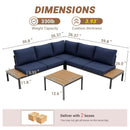 Outdoor Patio Furniture Set Sofa by HouseOfZazla