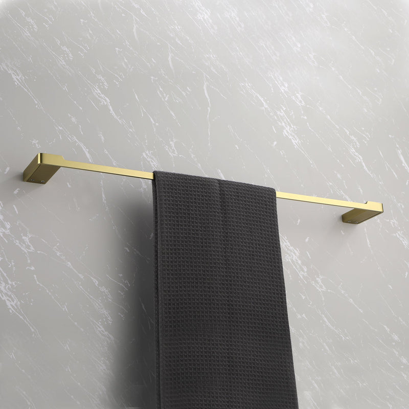 4 Piece Stainless Steel Bathroom Towel Rack Set Wall Mount Bathroom Accessories