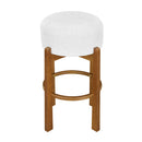Vera Indoor Wooden Upholstered Barstool