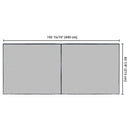 Yescom Magnetic Garage Screen Door for 2 Car Garage 16x7ft