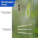 Yescom Magnetic Garage Screen Door for 2 Car Garage 16x7ft