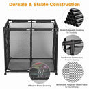 Yescom 35x33x22 Mesh Pool Storage Bin Rolling Cart Organizer