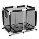 Yescom Stable PVC Pool Toy Storage Bin Mesh Rolling Cart