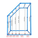 Yescom Pool Towel Rack Hot Tub PVC Drying Rack