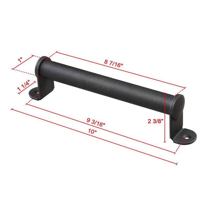 Yescom 10 in Rustic Sliding Barn Door Pull Handle Hardware