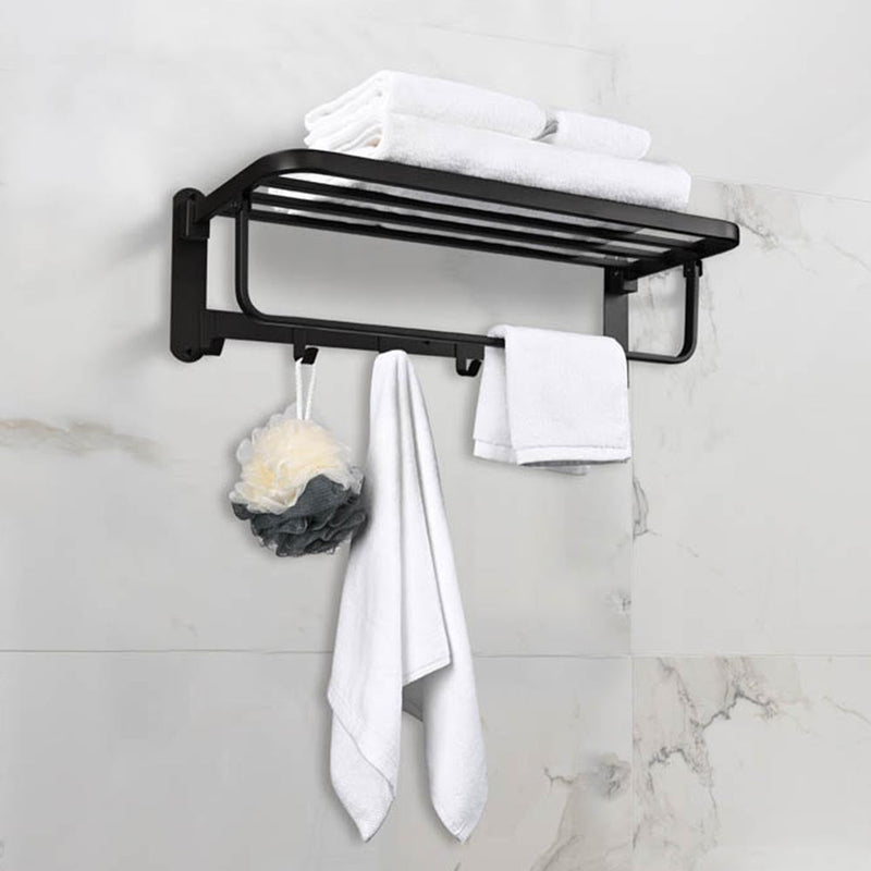 Yescom 23" Stainless Steel Towel Shelf Rack Wall-Mounted Towel Holder