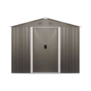[06X08FT] Alora Premium Outdoor Metal Storage Shed With Metal Floor Frame (SAK95204)