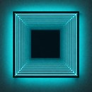 Square Infinity Mirror