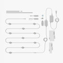 Matter Smart Multicolor Permanent Outdoor Lights Smarter Kit with Cable Covers 49ft (15m)