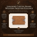 Longhorn Carving Board by Arthur Court Designs