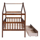 House Bed With 2 Drawers