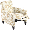 Push Back Upholstered Recliner Armchair by HouseOfZazla