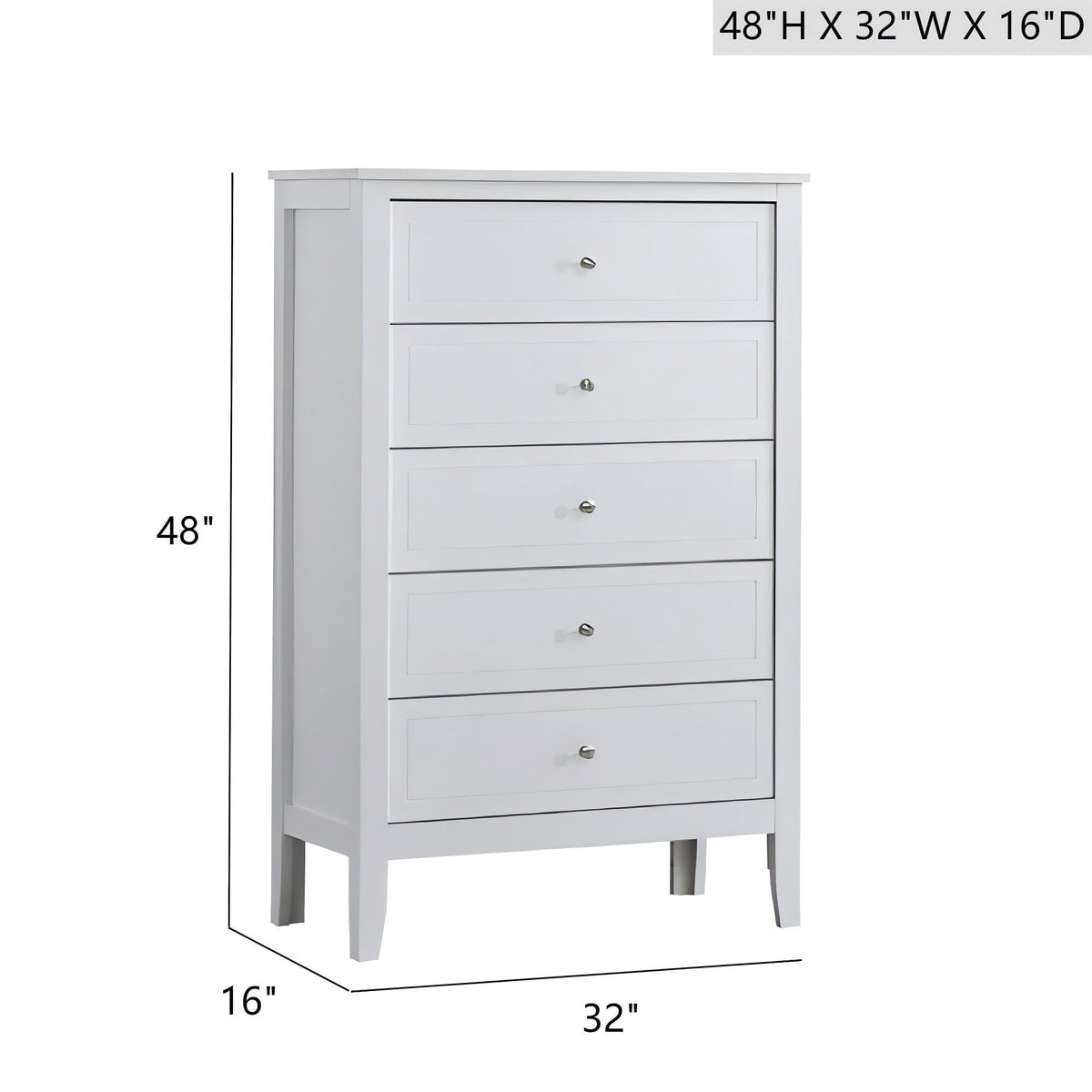 Daniel - Chest, 5 Drawer Storage Unit, photo 8 of 40