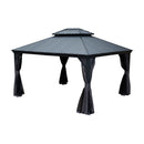 10'x12' Hardtop Gazebo with Resin Roof