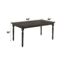 Claudia II - Weathered Dining Table - Gray by HouseOfZazla