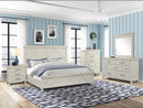 3 Drawer Elegant Nightstand - White