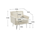 Accent Chair, Living Room Chair / leisure single sofa with acrylic feet