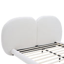 Extra Thick Upholstered Platform Bed Frame with Luxury Split Headboard