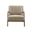 Mid-Century Style Lounge Chair With Upholstered Seat by HouseOfZazla