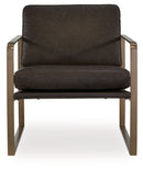 Bradett - Accent Chair - Dark Brown / Gold Finish by Unique Piece Furniture