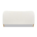 Roman - Curved Headboard Upholstered Platform Bed by Unique Piece Furniture