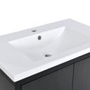 Bathroom Vanity Set With Sink, Combo Cabinet, Bathroom Storage Cabinet, Solid Wood Frame by HouseOfZazla