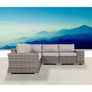 Rattan Sectional Sofa Set With Cushions by HouseOfZazla