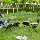 Folding Outdoor Chairs With Storage Bag, Portable Chair For Indoor, Outdoor Camping, Picnics And Fishing by HouseOfZazla