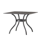 Arch Mesh Dining Table With Lightweight Frame - Black by HouseOfZazla