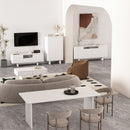 Ella - Dining Table - White by HouseOfZazla