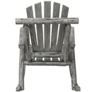 Durable Wooden Porch Rocker, Fir Log Rocking Chair by HouseOfZazla