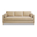 Knox 84' Modern Farmhouse Sofa, Fawn Brown Performance Velvet