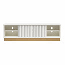 Rene - Scalloped TV Stand For TVs Up To 65" - White
