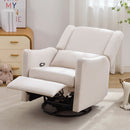 Wide Wingback Swivel Glider Rocker Recliner Chair by HouseOfZazla