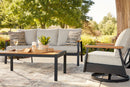 Carmel Highlands - Sofa, Chairs, Table Set (Set of 4) - Dark Brown