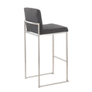 Fuji - Contemporary And Modern Elegance High Back Barstool by HouseOfZazla