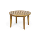 Patio Furniture Set, Outdoor Acacia Wood Patio Club Chair With Table by HouseOfZazla