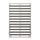 Queen Size Vertical Murphy Wall Cabinet Folding Bed With Automatic Legs - Gray
