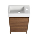 18 Inch Freestanding Bathroom Vanity With Single Sink, Soft Closing Doors, Suitable For Small Bathrooms-BVB03118BRE
