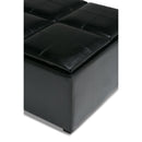 Avalon - Square Coffee Table, Storage Ottoman by HouseOfZazla