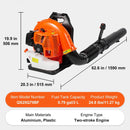 Backpack Leaf Blower 79CC 2-Cycle Gas Leaf Blower 930CFM Air Volume 184MPH by HouseOfZazla