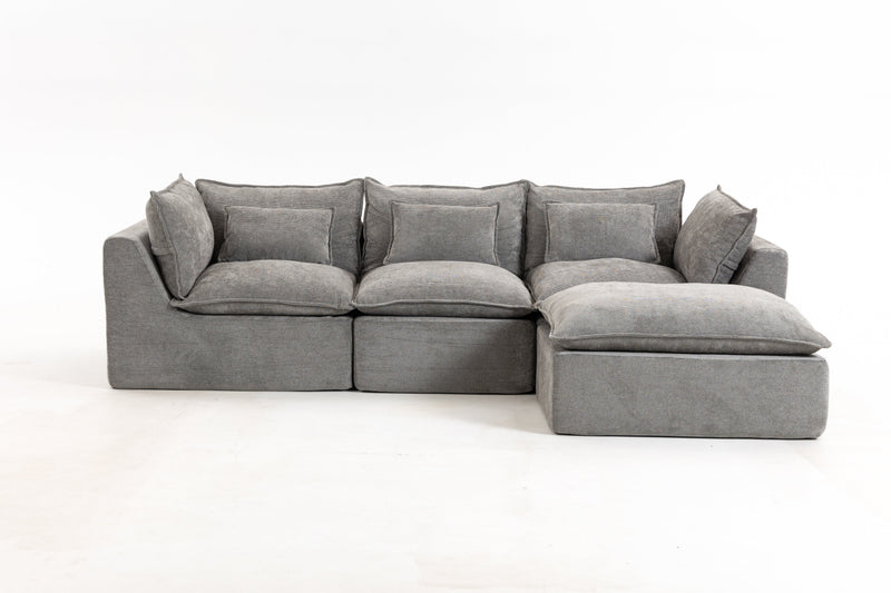 102.3" Width Cloud Couch Oversized Modular Sectional Sofa, photo 8 of 10