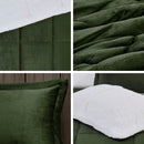 King Plush to Sherpa Down Alternative Comforter Set by HouseOfZazla